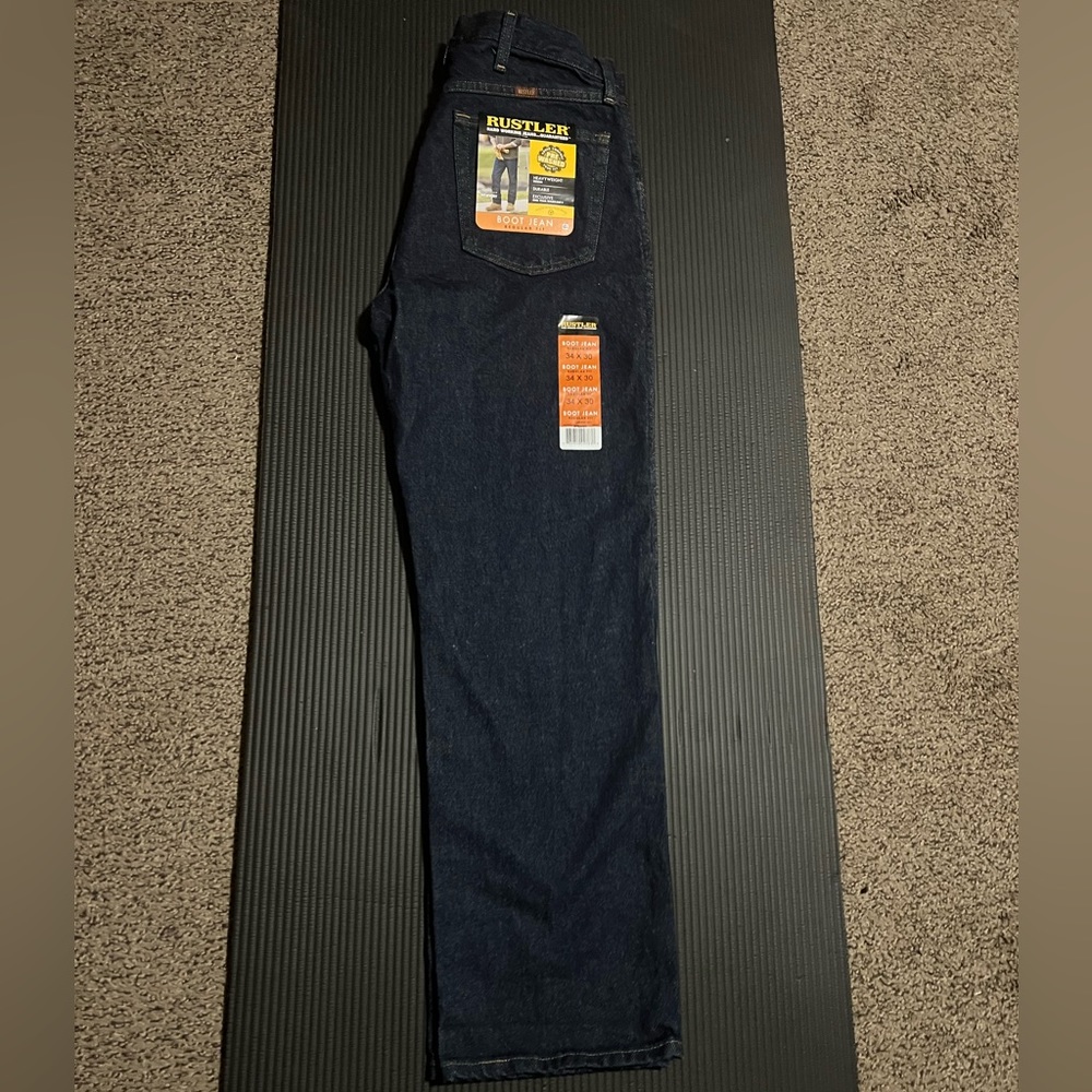 34 waist x 30 length boot cut Rustlers new with Tags
